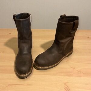 Dr. Martens Dark Brown 2295 Wellington Men's Steel-Toe Work Boots size 13